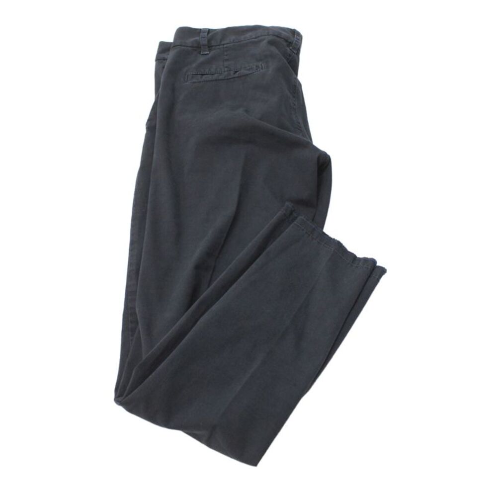 Nili Lotan Unisex Dark Gray Chino Pants Designer Size 24